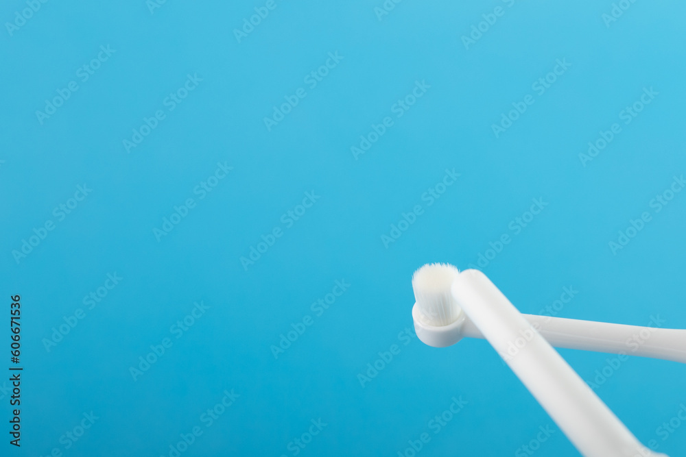 pet dentistry, toothbrush and toothpaste close-up pet dentistry, toothbrush and toothpaste close-up