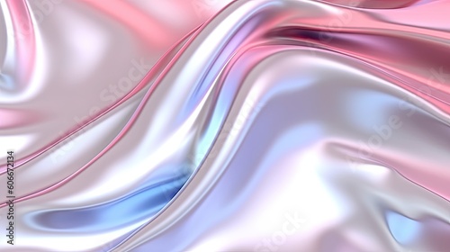 Explore Holographic Background Liquid Metal Wave White Gradient Foil Digital Background Liquid Dynamics Soft Lights Silt Pure White Color Background White Color AI creation 