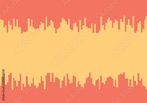 sound wave pattern gradient orange comunication technology recording theme background for advertisement website template website template cover landingpage label design vector eps.