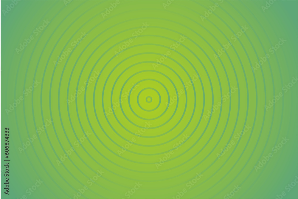 Gradient green turquoise background with circular watermark. Simple and minimalist template for presentation, banner, wallpaper, flyer and more.