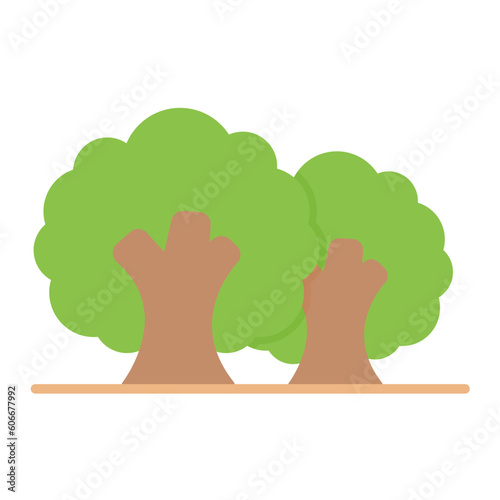 Deciduous Tree Icon