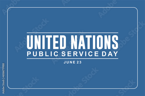 united nations public service day
