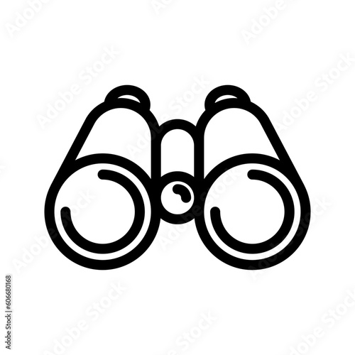 Binocular icon. sign for mobile concept and web design. vector illustration