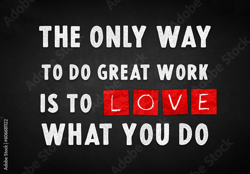 The essence of finding fulfillment and doing exceptional work by having a genuine passion for what you do