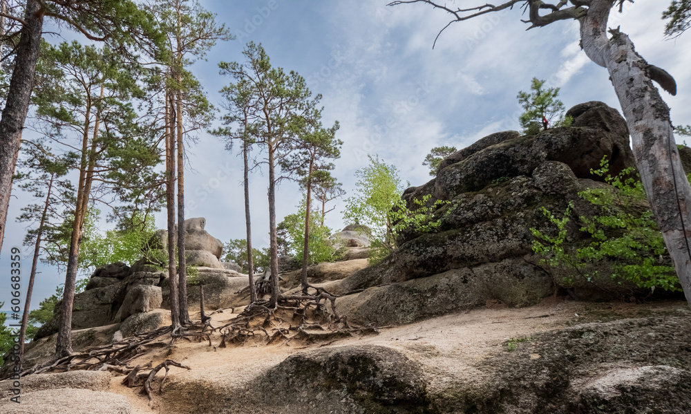 Burabay (Borovoye) National Park in Kazakhstan. Central Asia Travel.