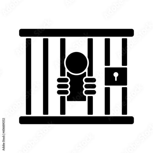 Prison icon. sign for mobile concept and web design. vector illustration