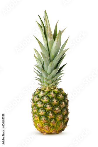 Pineapple. Isolated on white background. Whole pineapple. Tropical fruits. Fruits.