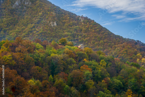 autumn landscape in the mountains