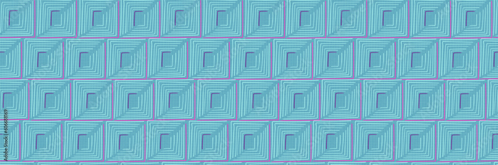 Texture of hand drawn decorative tiles with a muted blue tint.