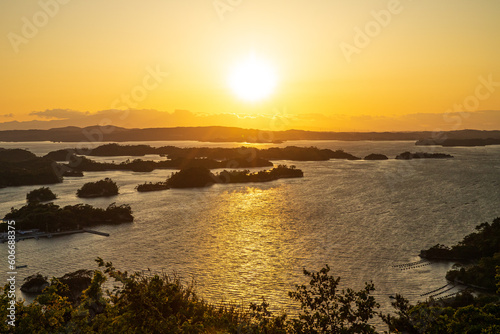 松島の夕暮れ