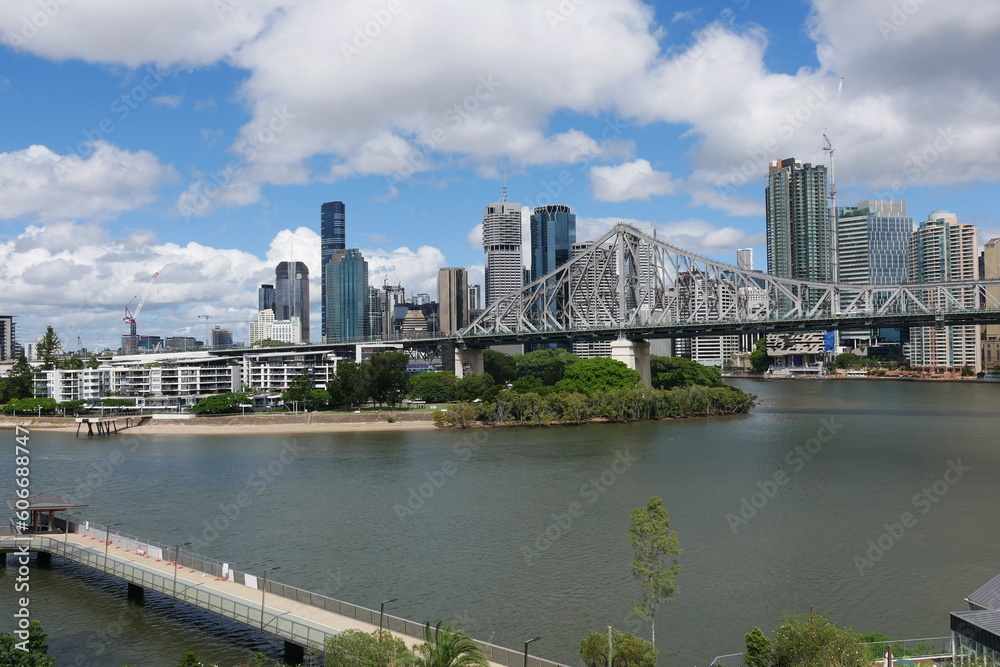 Große Brücke Story Bridge in Brisbane