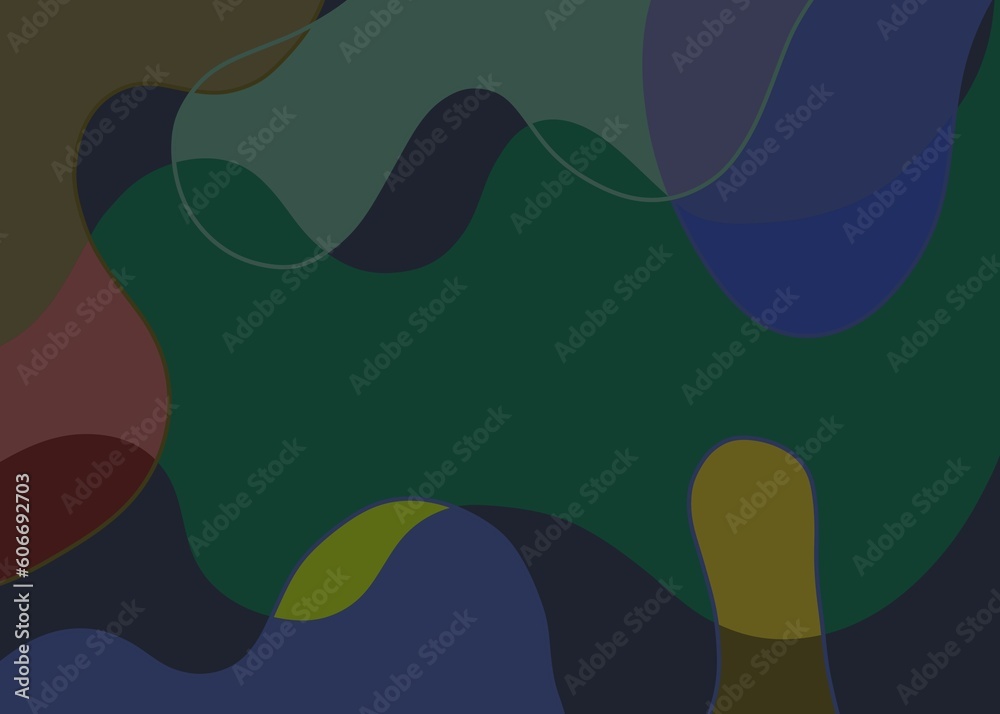 illustration of a person in a background abstract colorful  you can background website or wallpaper