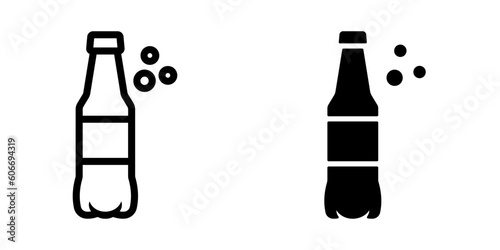 Soda icon. sign for mobile concept and web design. vector illustration