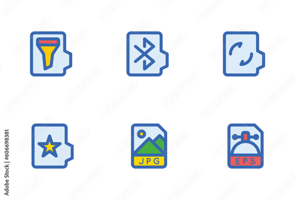 set of icons folder set of icons folder