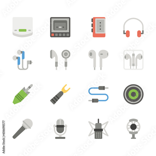 music and audio icons
