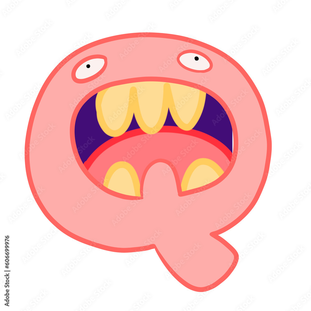 A-Z Font happy monsters A-Z Font happy monsters