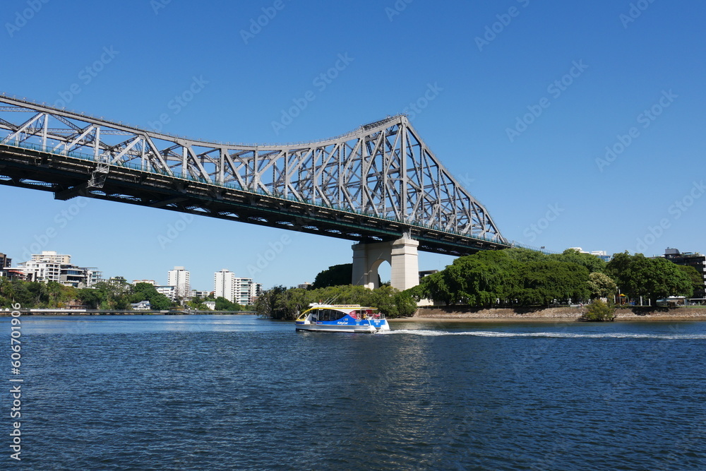 Story Bridge über den Brisbane River in Brisbane