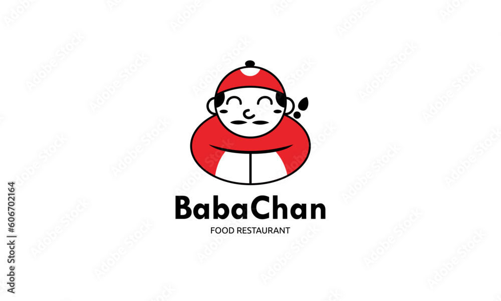 Chinese Food Mascot Logo Design Chinese Food Mascot Logo Design