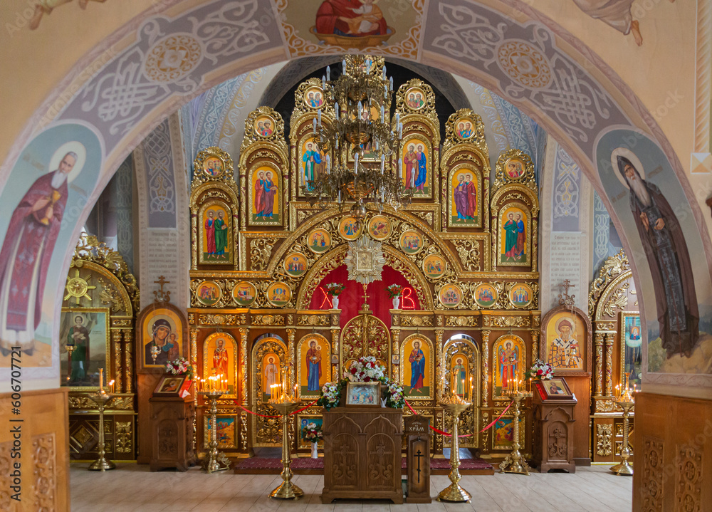 The Church of the Archangel Michael is the main Orthodox shrine of Alupka. Russia. Crimea. 07.05.2023