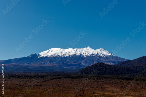 BLick aus der Ferne auf Mount Ruapehu