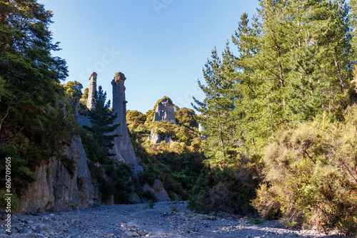  Putangirua Pinnacles, New Zealand photo