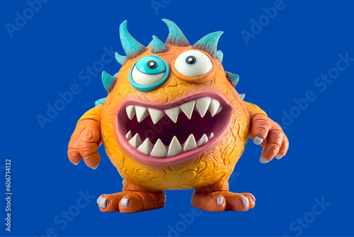 monster illustration 3d character rendering