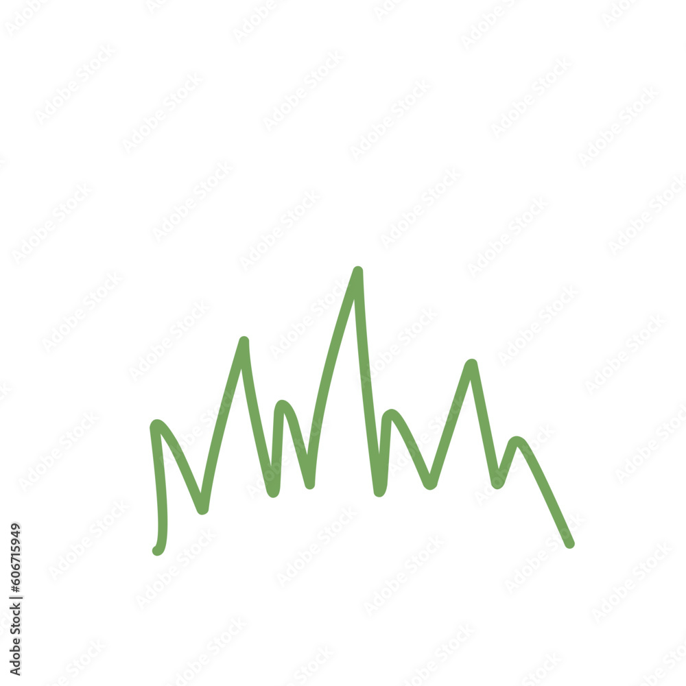Grass Line Icon Vector Grass Line Icon Vector