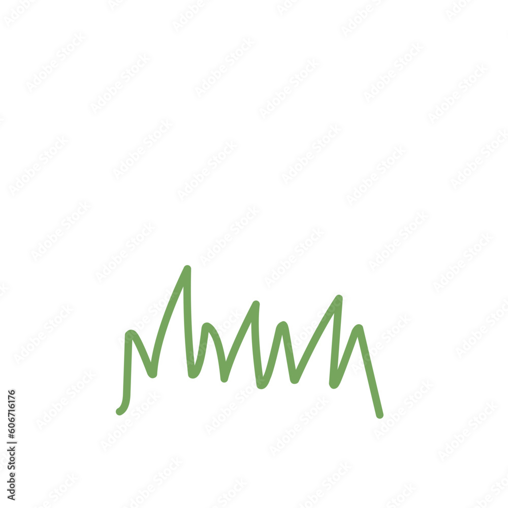 Grass Line Icon Vector Grass Line Icon Vector