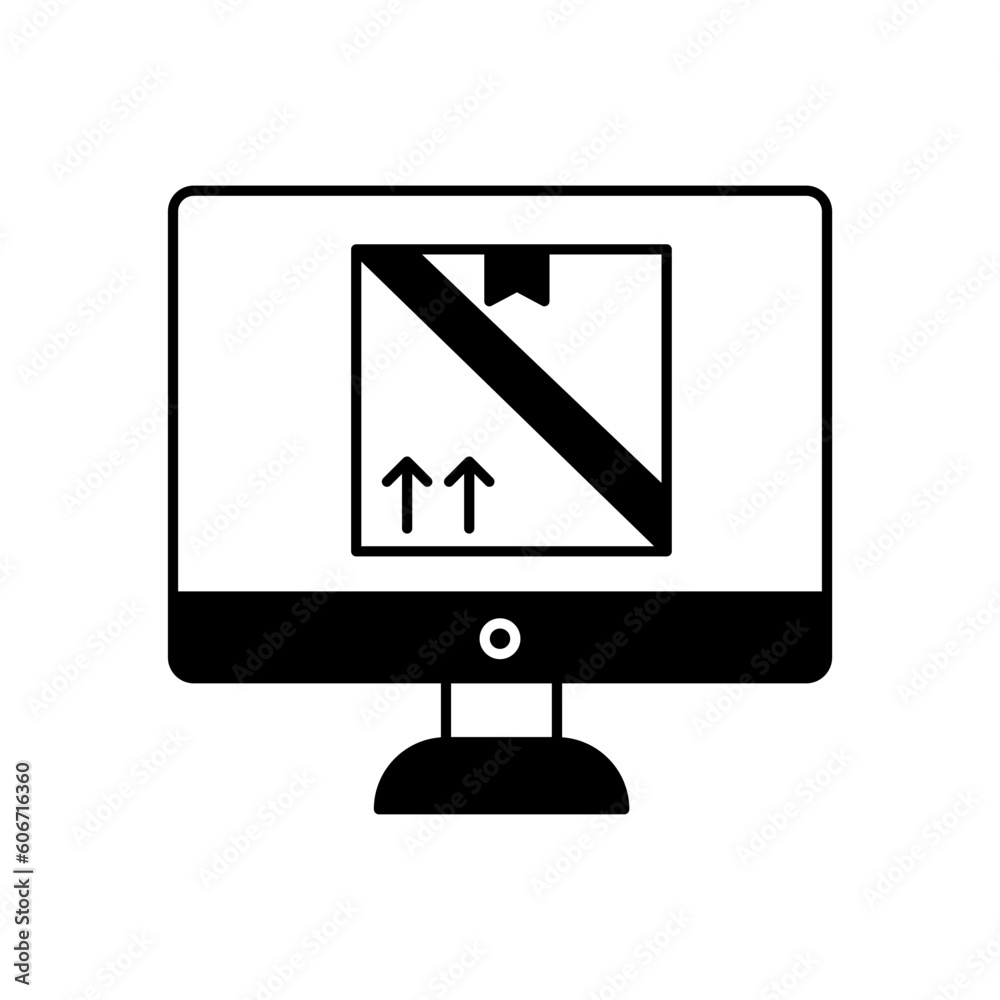 Online parcel Glyph Vector Icon that can easily edit or modify
Online parcel Glyph Vector Icon that can easily edit or modify