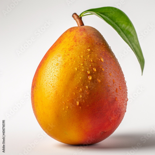 Mango on a white studio background  photo
