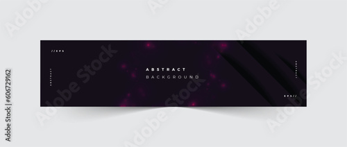 Linkedin banner purple gradient glowing abstract background