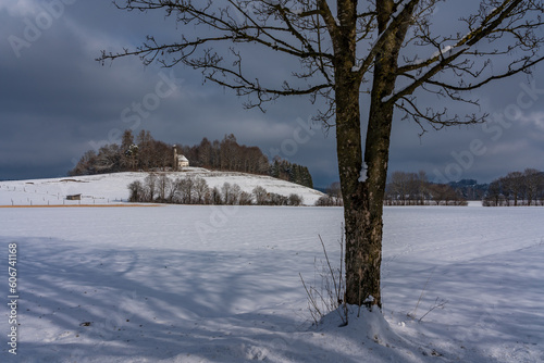 Blick auf die Schimmelkapelle im Winter photo