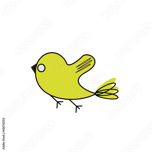 Bird cartoon vector compatible for any design