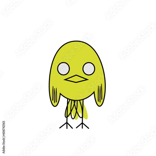 Bird cartoon vector compatible for any design