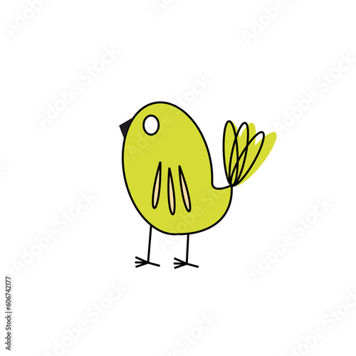 Bird cartoon vector compatible for any design