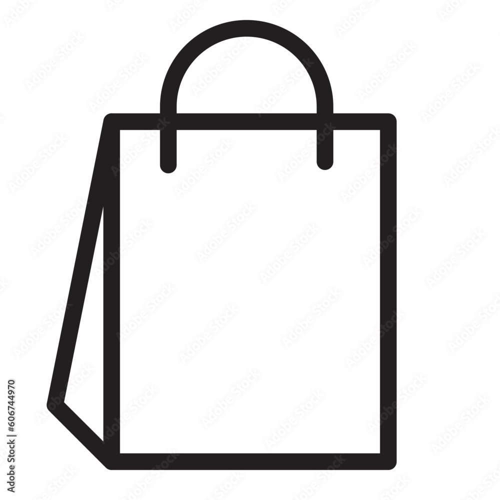 shopping line icon shopping line icon