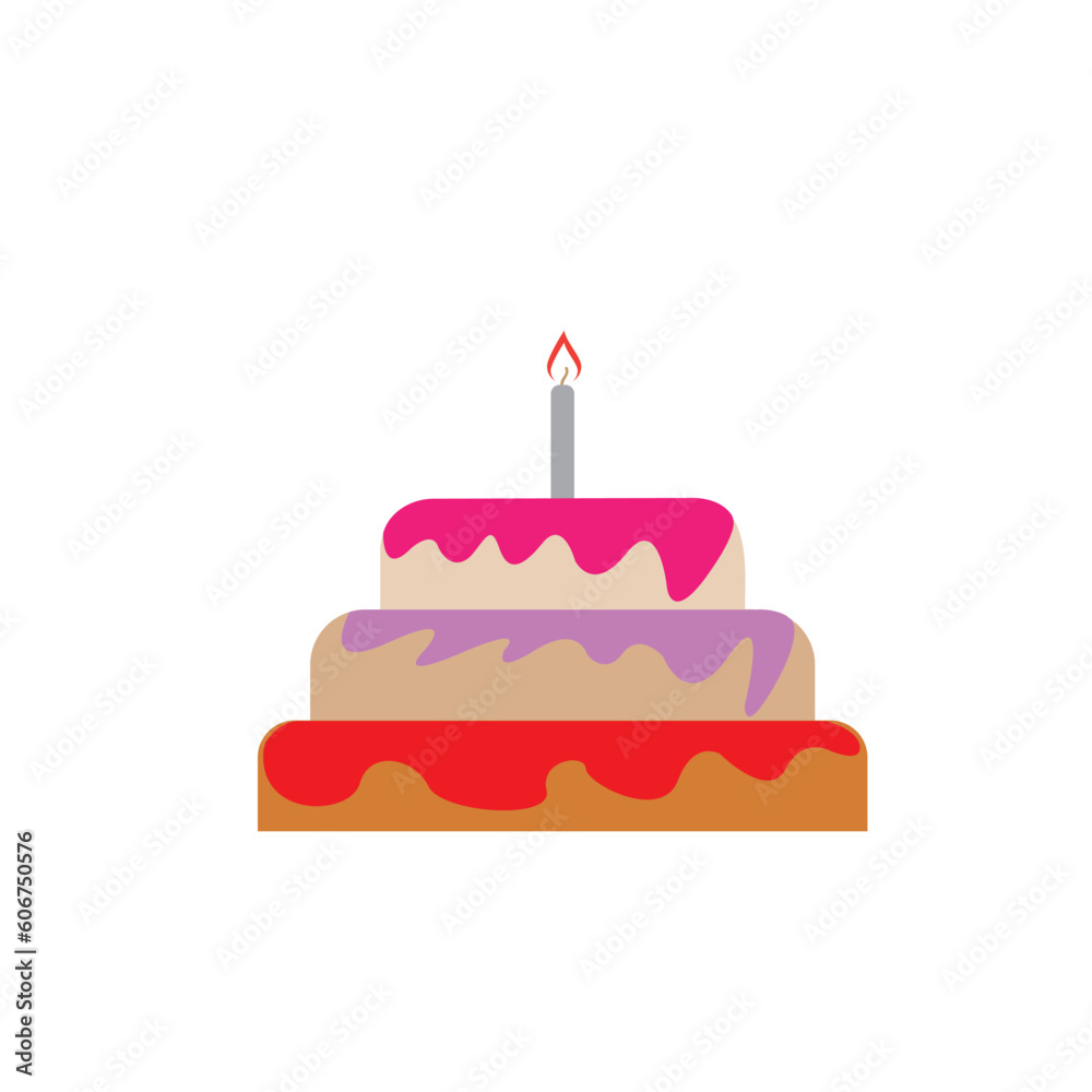 Cake Logo Design, Bakery logo, cake with golden flowers. Cake Logo Design, Bakery logo, cake with golden flowers.