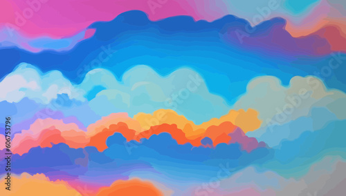 Exploring the Abstract Clouds of Beautiful Colors © Canavento