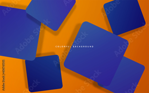 Illustration of colorful abstract shapes as a background.
