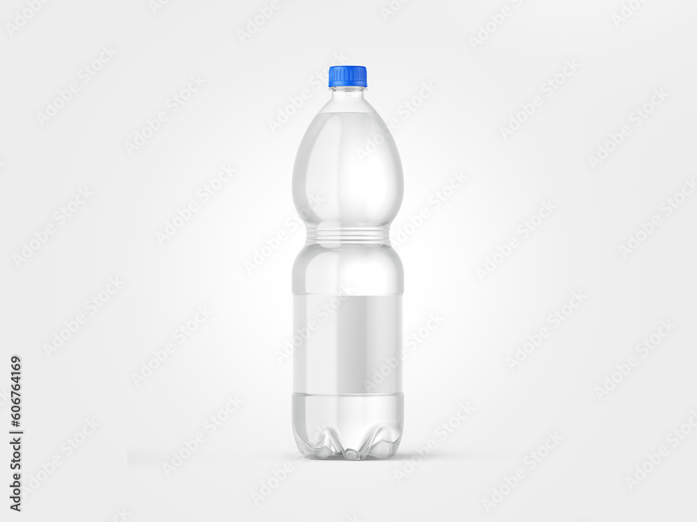 bottle of mineral water or carbonated water, mockup with isolated background to be cut out, which can be used for label project presentations. bottle of mineral water or carbonated water, mockup with isolated background to be cut out, which can be used for label project presentations.