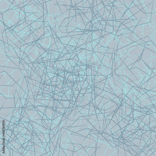 Abstract asymmetrical texture with random chaotic lines