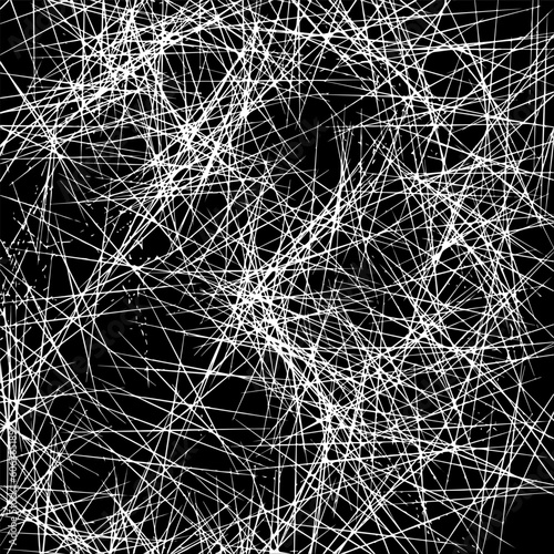 Abstract asymmetrical texture with random chaotic lines