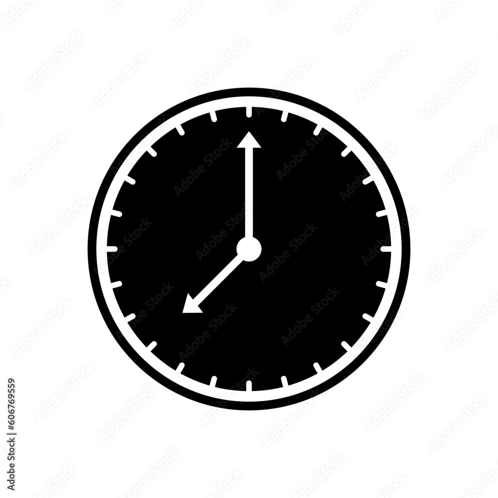 Clock icon vector design templates simple and modern Clock icon vector design templates simple and modern