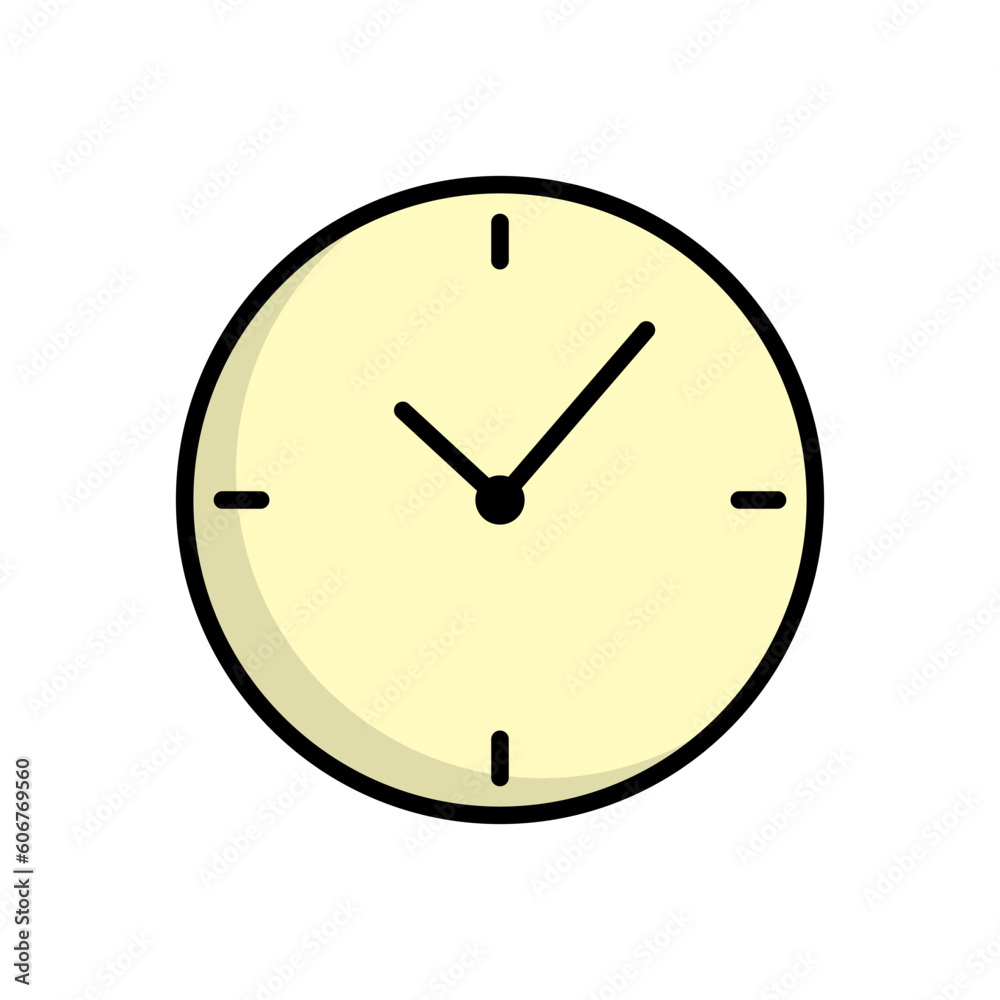 Clock icon vector design templates simple and modern Clock icon vector design templates simple and modern