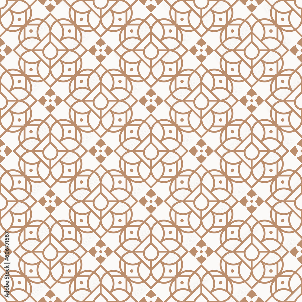  Seamless ornamental Pattern with flat editable vector design. use for wrapping paper pattern print