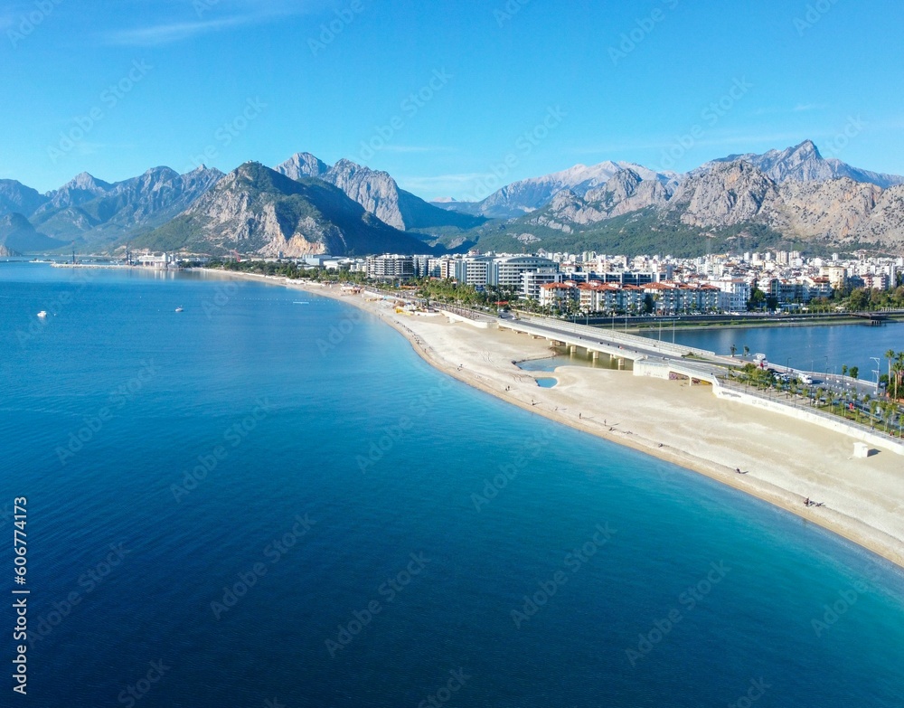 Drone Image of Antalya Coastline No 1