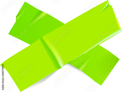 Free Download Crossed Green Tape - GFXLoad