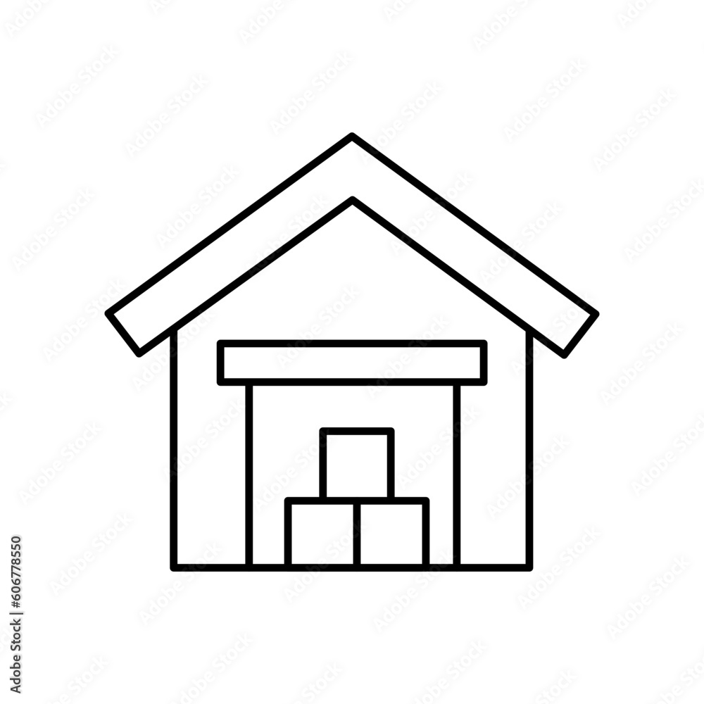 Depot Outline Vector Icon that can easily edit or modify
Depot Outline Vector Icon that can easily edit or modify