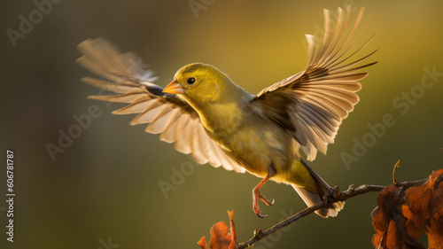 american goldfinch created with Generative AI technology © Robert Herhold