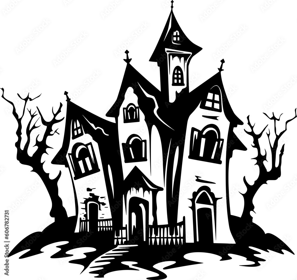 Home Gost Halloween Illustration